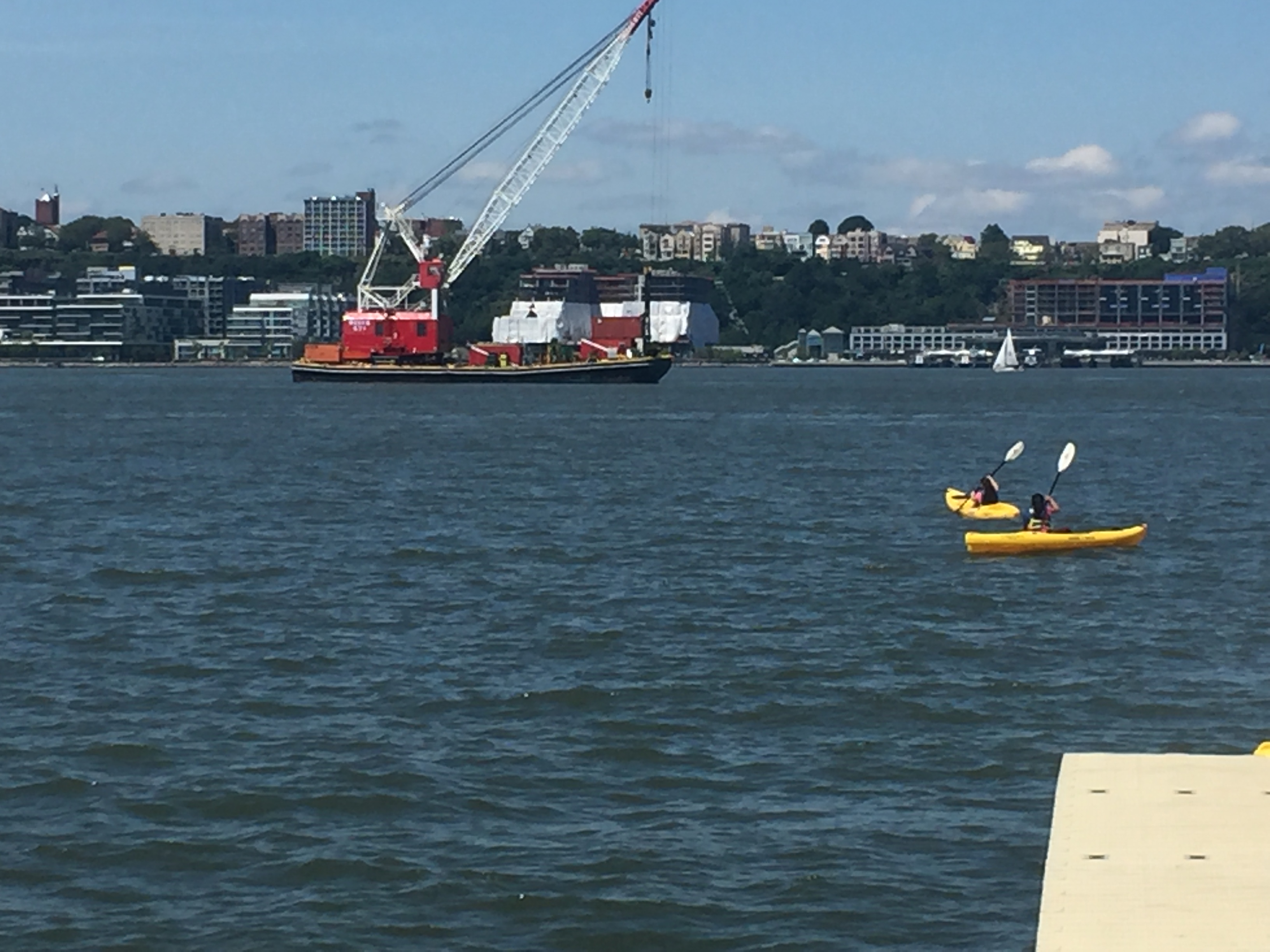 Kayaking on the Hudson