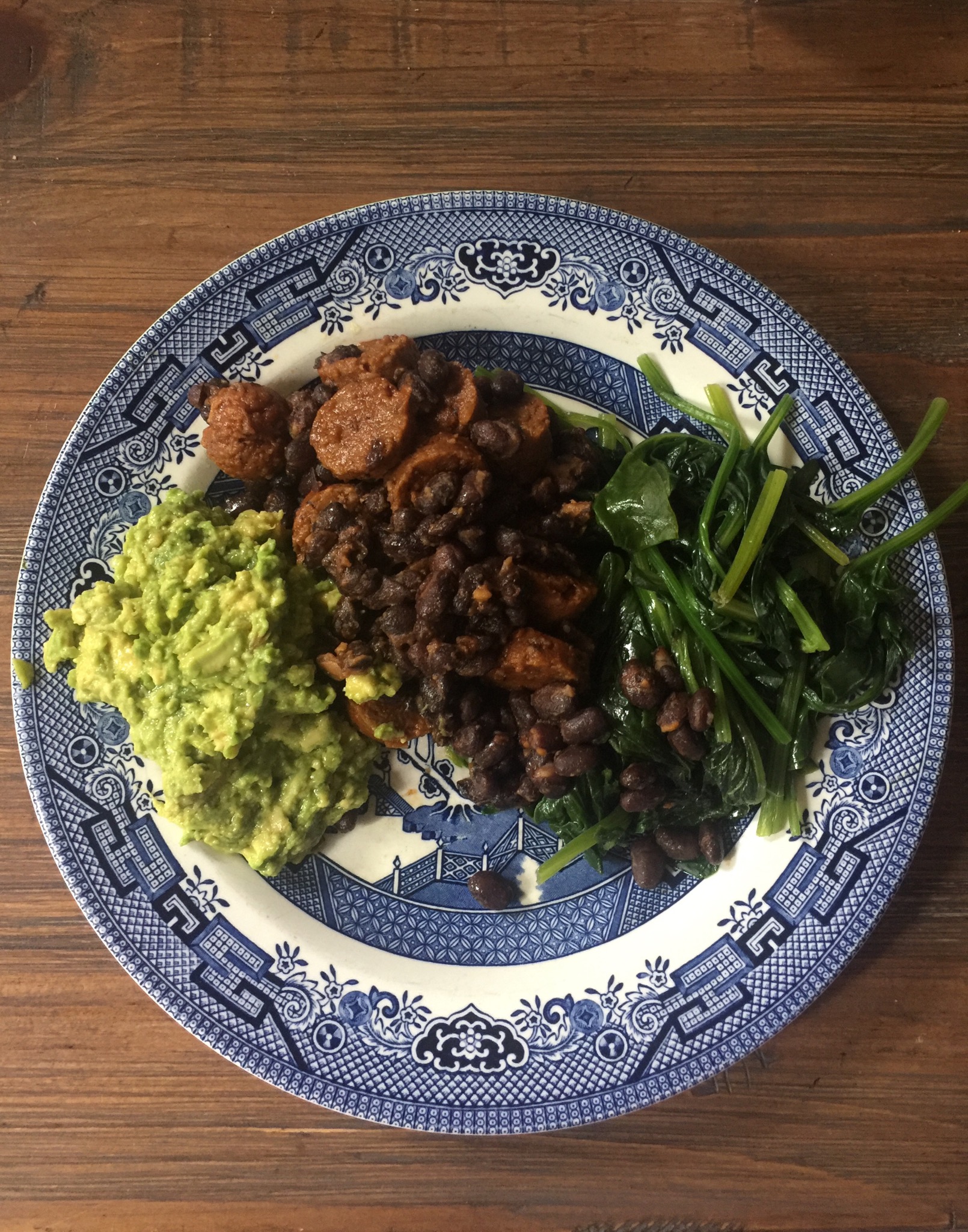 Chipotle Grain Sausage with Black Beans